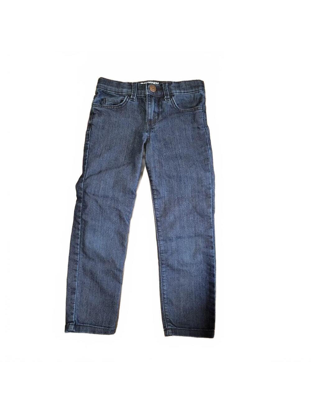 OshKosh B'gosh Girls Denim Dark Wash Skinny Jeans Button Size 5